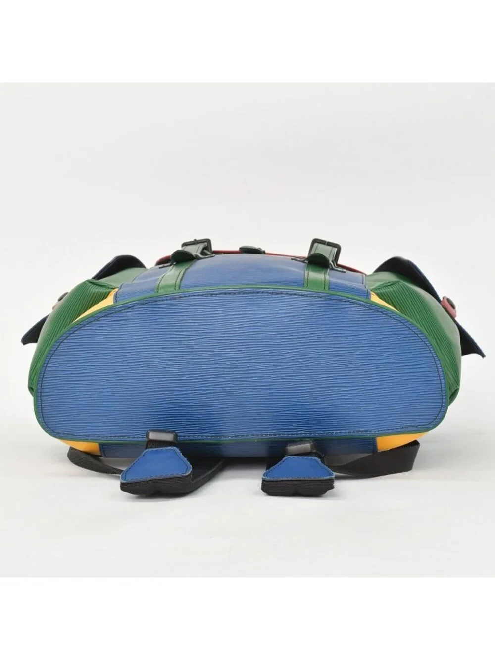 Louis Vuitton Epi Christopher PM Backpack Blue Red Green